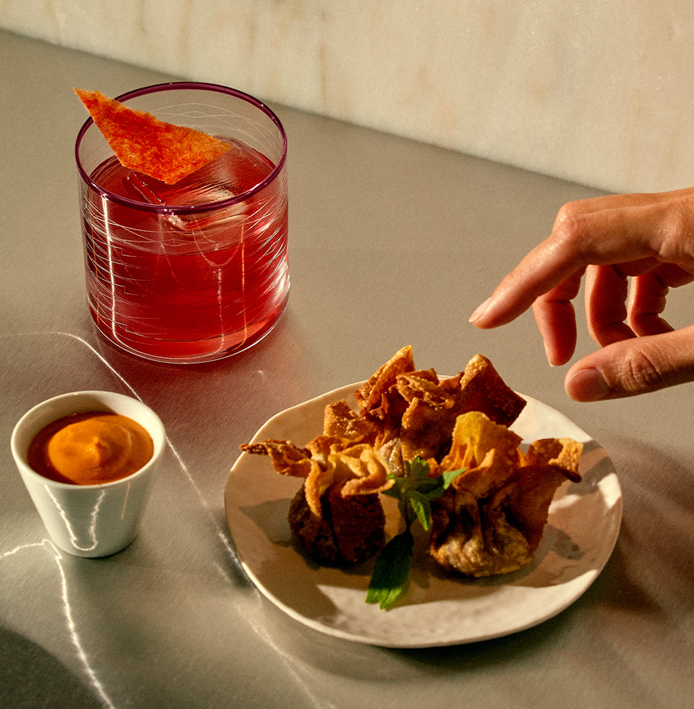 A Set of 2 Old Fashioned Glasses